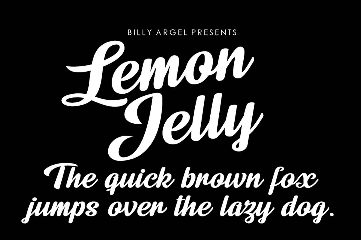 Lemon Jelly Font