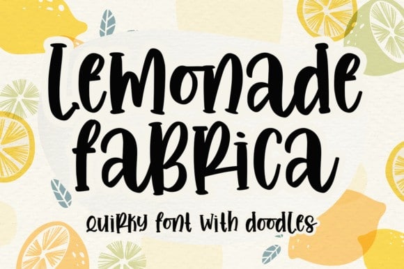 Lemonade Fabrica Display Font