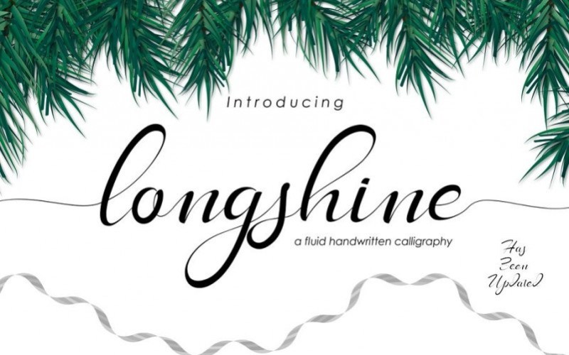 Long Shine Calligraphy Font
