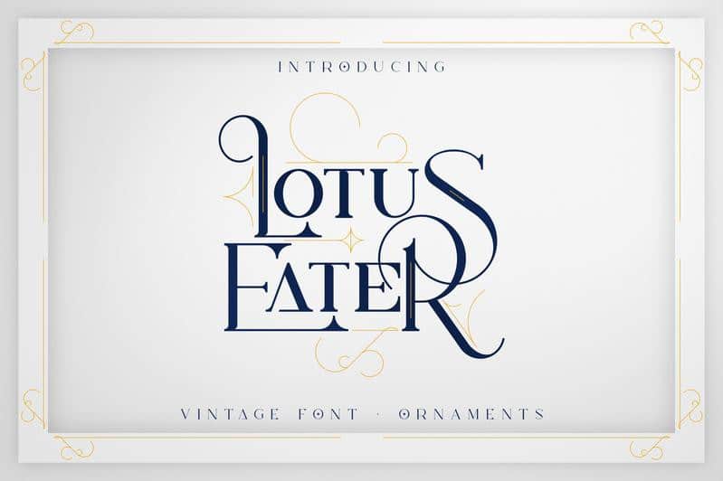Lotus Eater Brand Font
