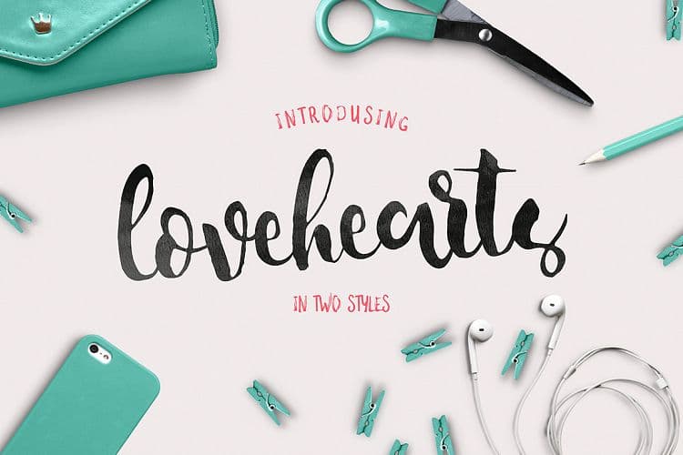 Lovehearts Script Font