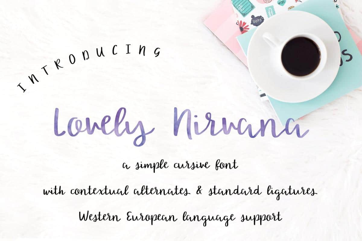 Lovely Nirvana Script Font
