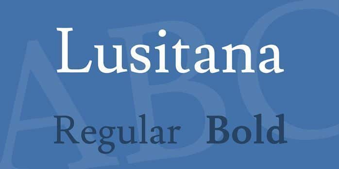 Lusitana Font