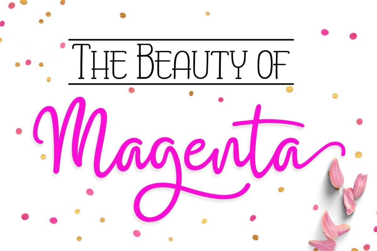 Magenta Script Font