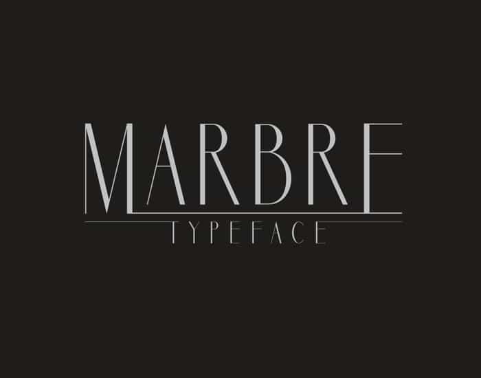 Marbre Sans Serif Font
