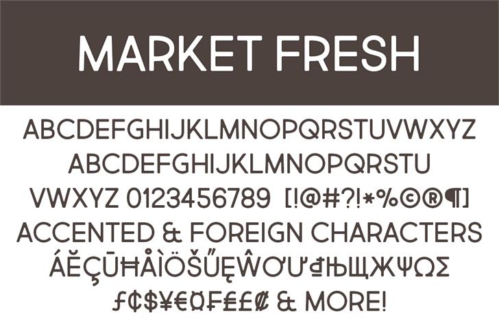 Market Fresh Font