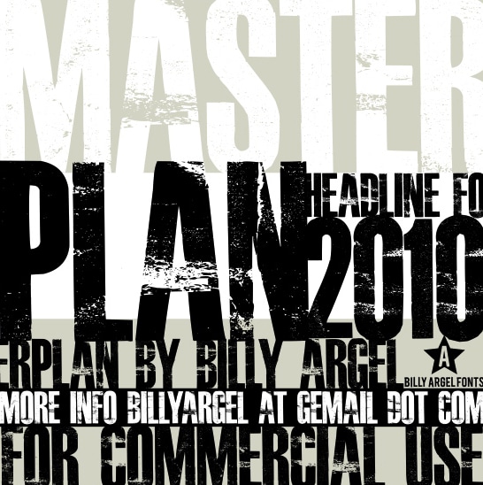 Masterplan Font