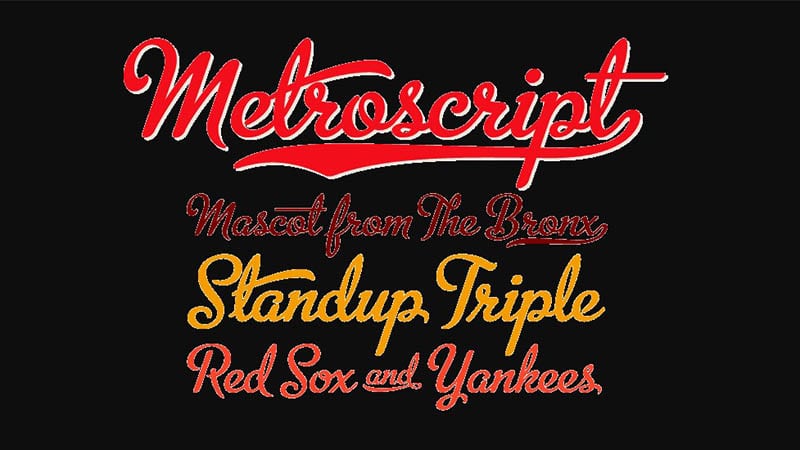 Metroscript Font