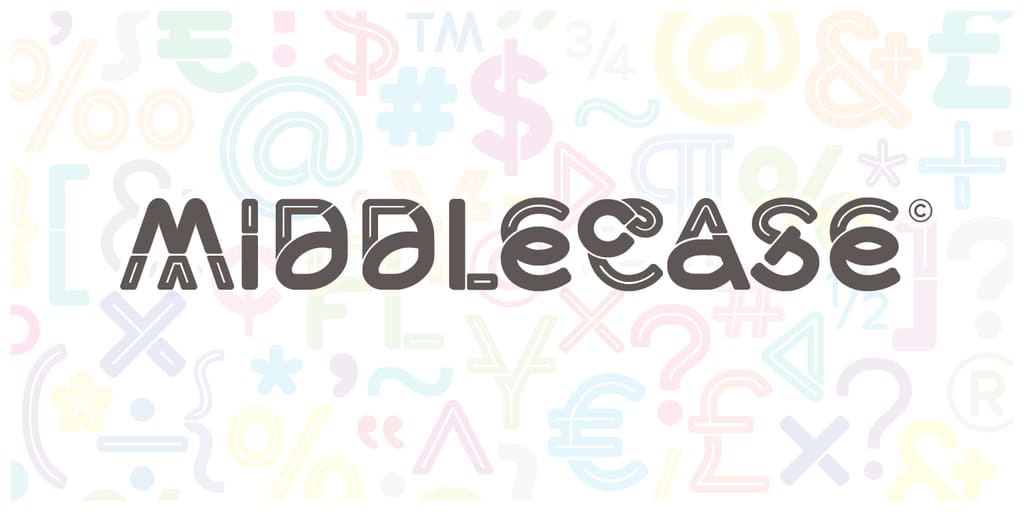 Middlecase Font