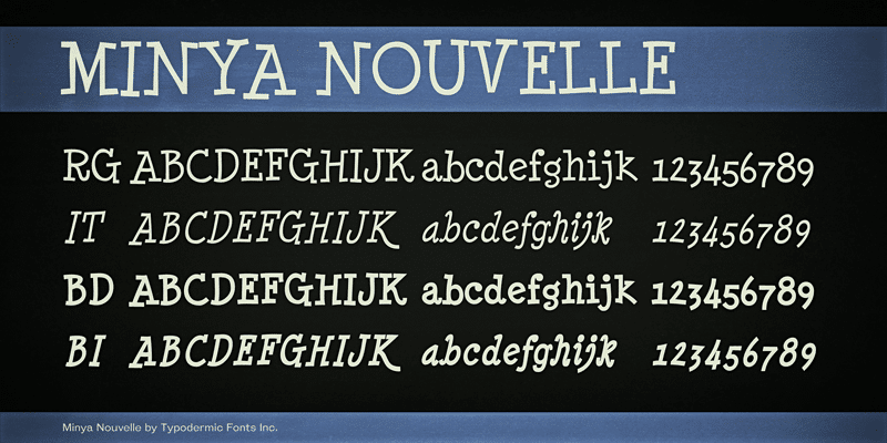 Minya Nouvelle Font