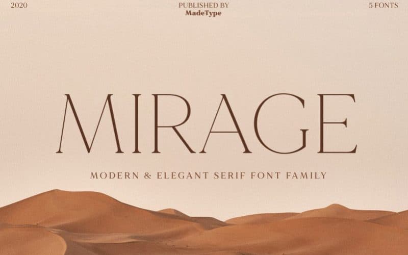 Mirage Serif Font