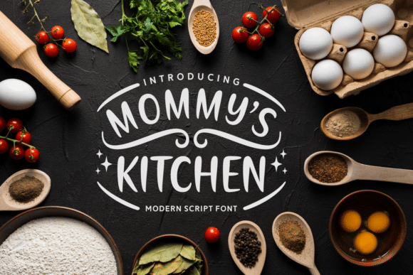 Mommy’s Kitchen Script Font