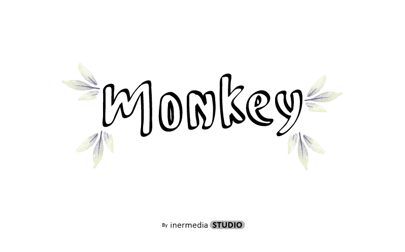 Monkey d Cartoon Font