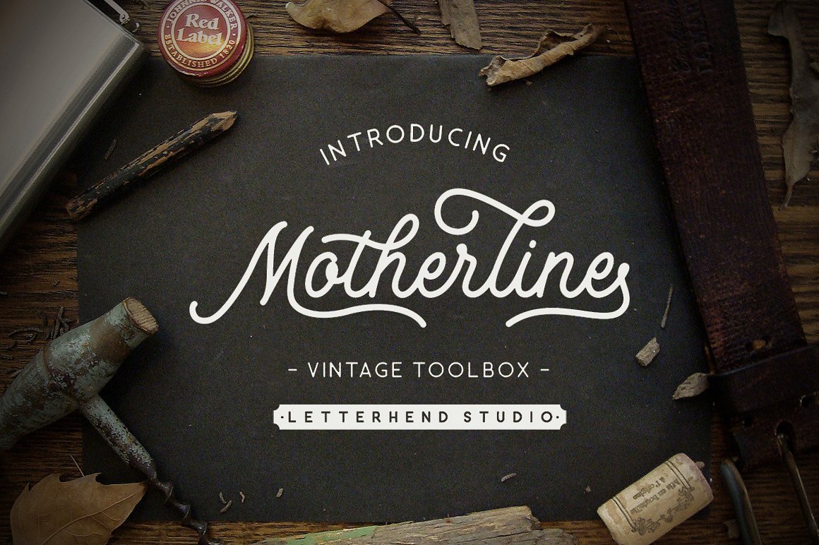Motherline Script Font