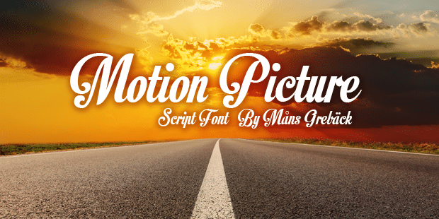 Motion Picture Font