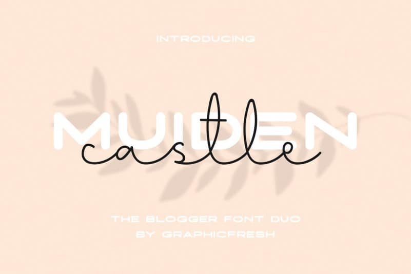 Muiden Castle Handwritten Font