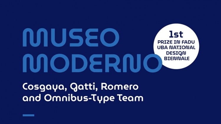 Museo Moderno Display Font