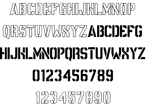 NCAA Army font