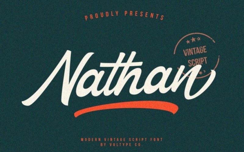 Nathan Script Font
