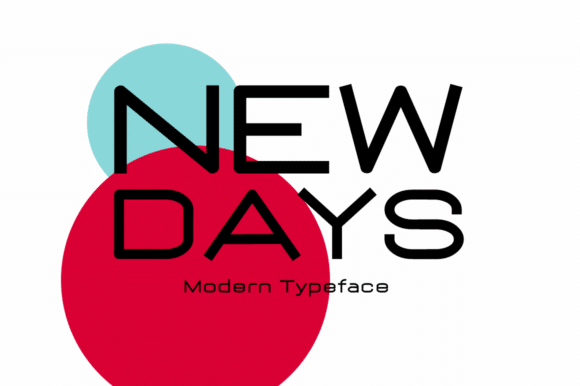New Days Display Font