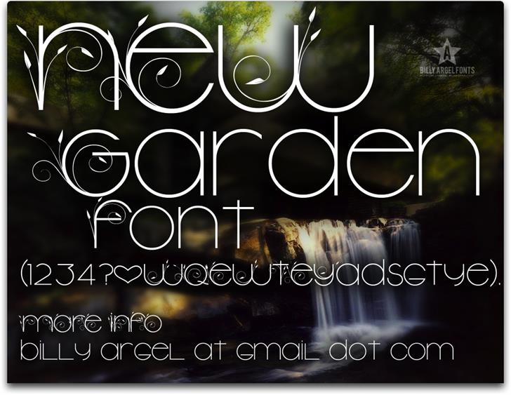 New Garden Font