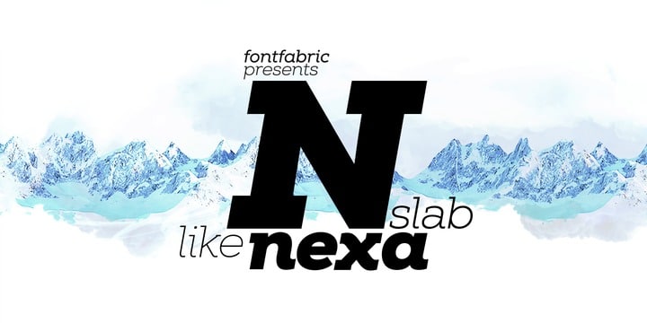 Nexa Slab Font Family