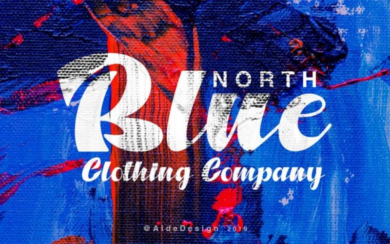 North Blue Script Font