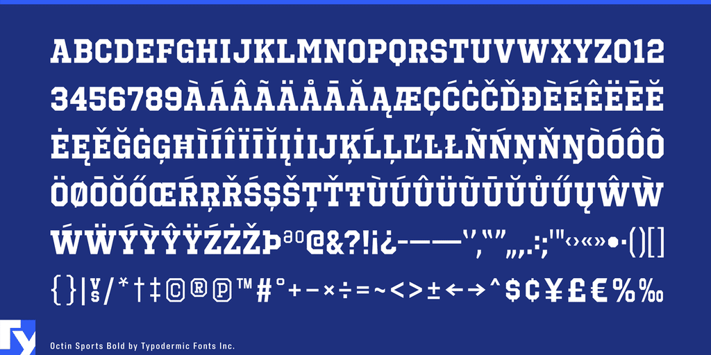 Octin Sports Font