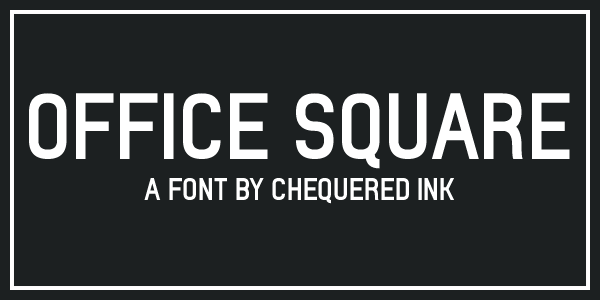 Office Square Font