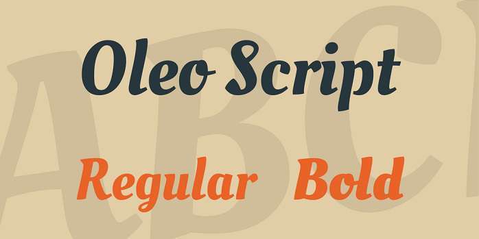 Oleo Script Font