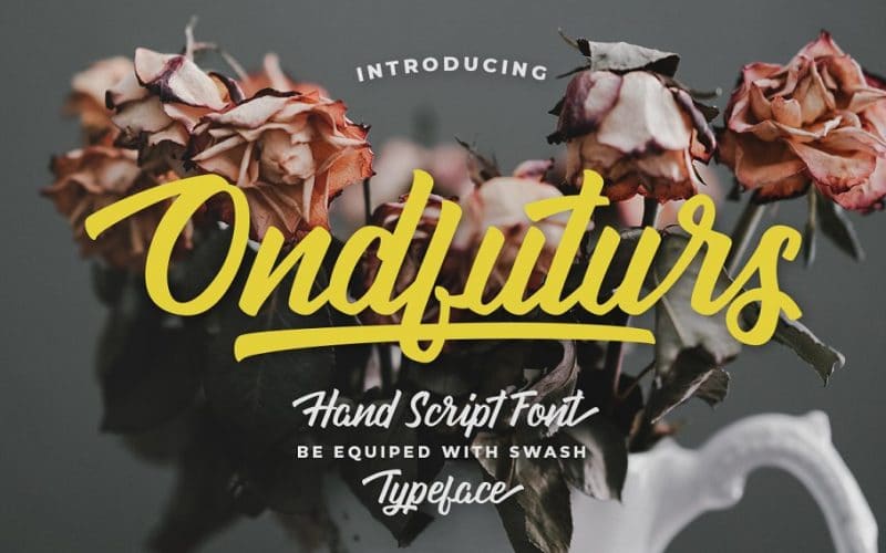 Ondfuturs Hand Script Font