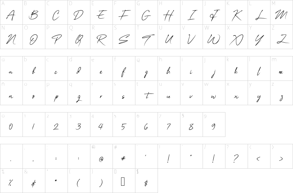 One Signature Handwritten Font