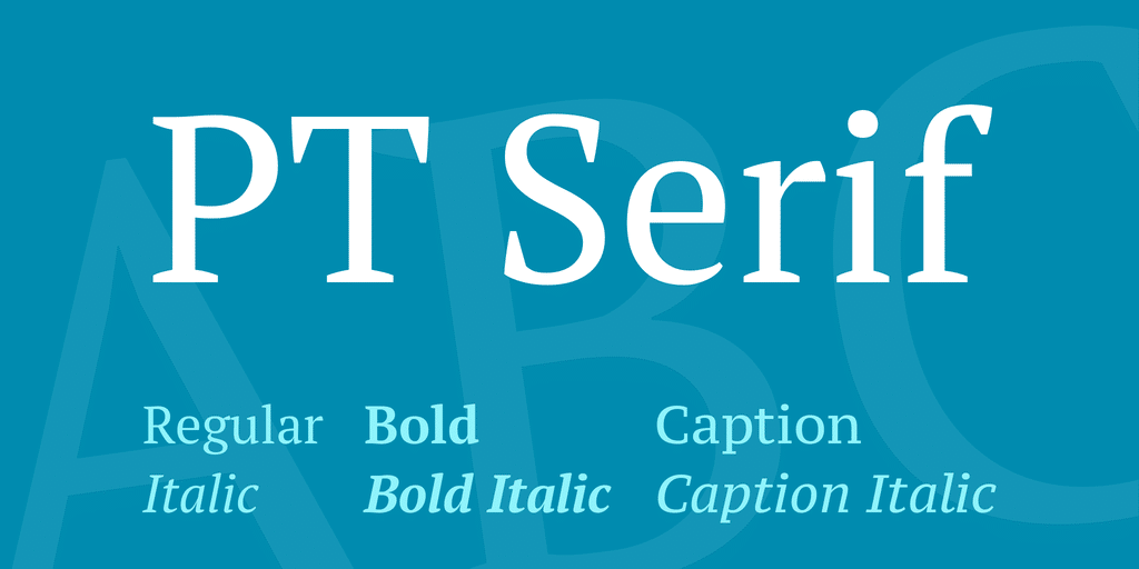 PT Serif Font