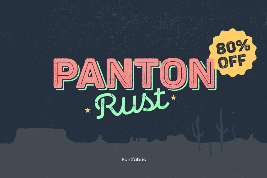Panton Rust Font Family