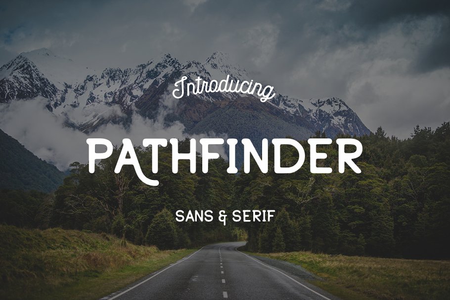 Pathfinder Typeface Font