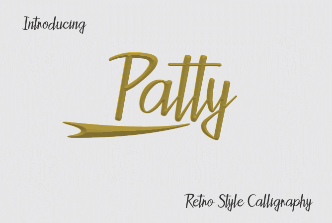 Patty Script Font