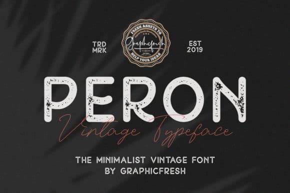 Peron Vintage Font