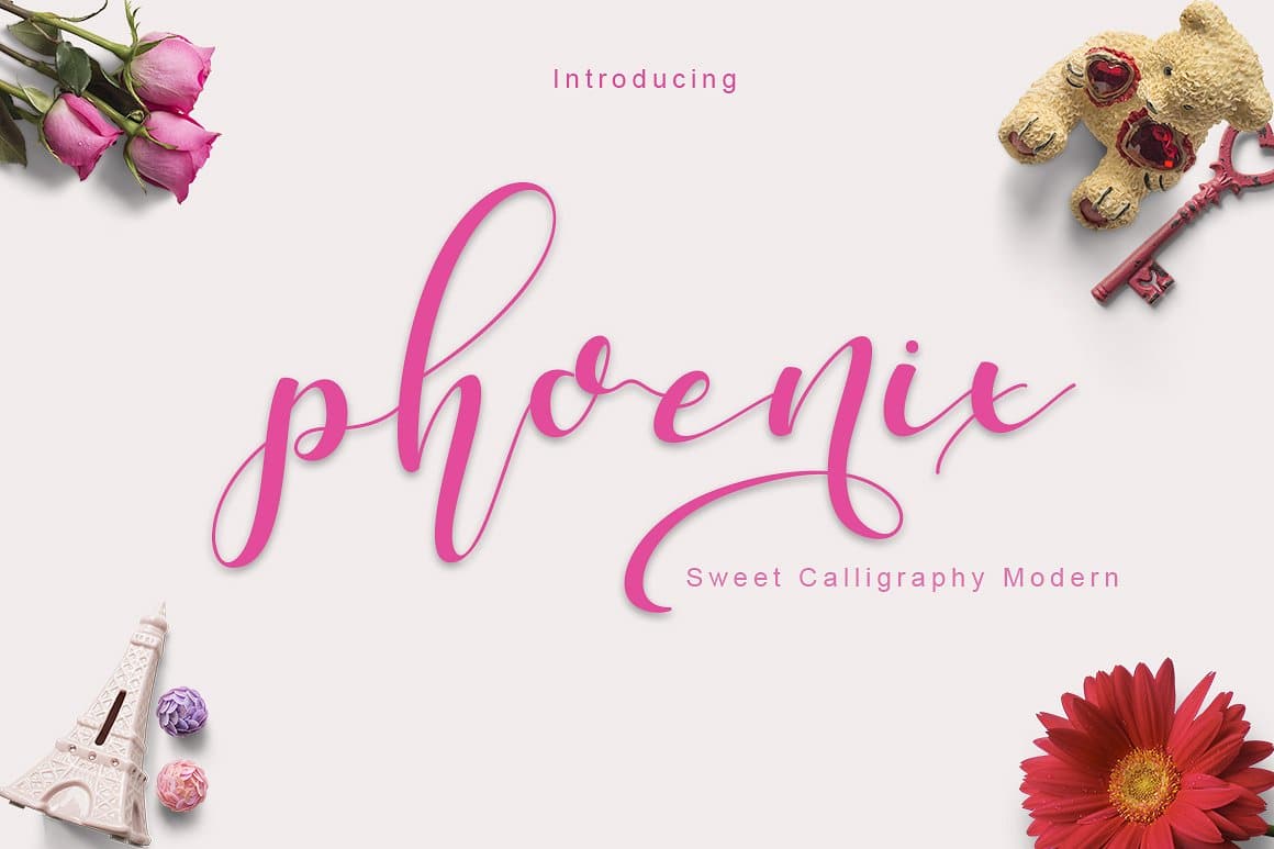 Phoenix Sweet Calligraphy Modern Font