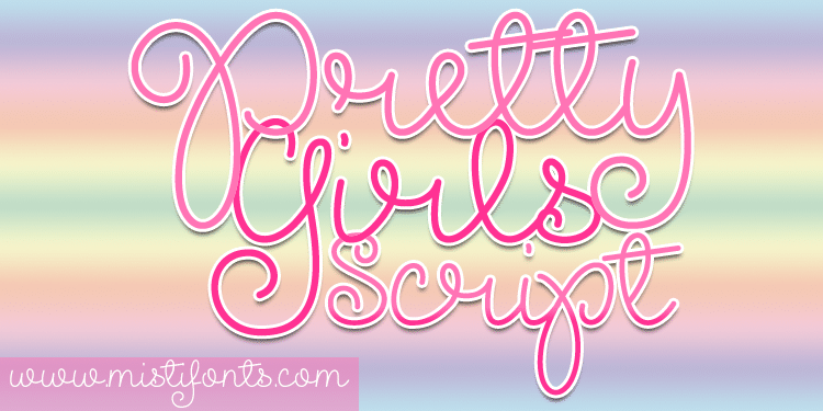 Pretty Girls Script Font