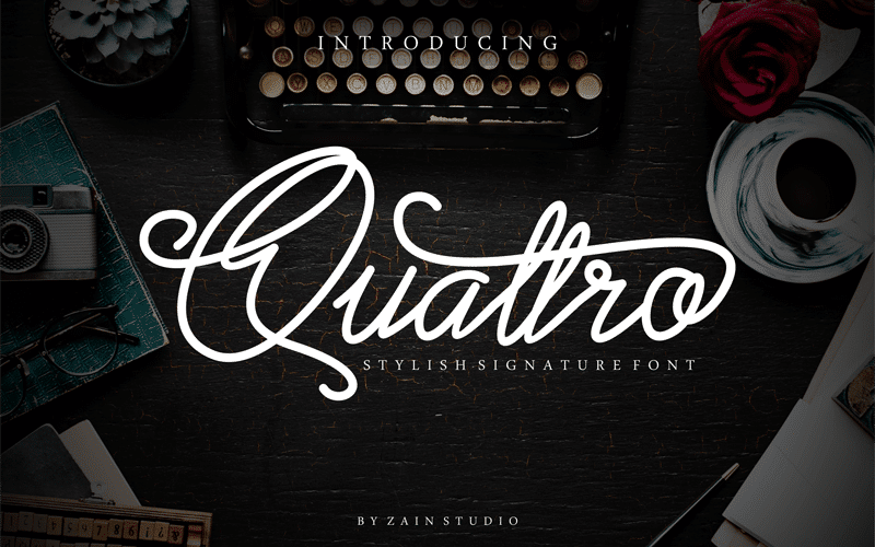 Quattro Script Font