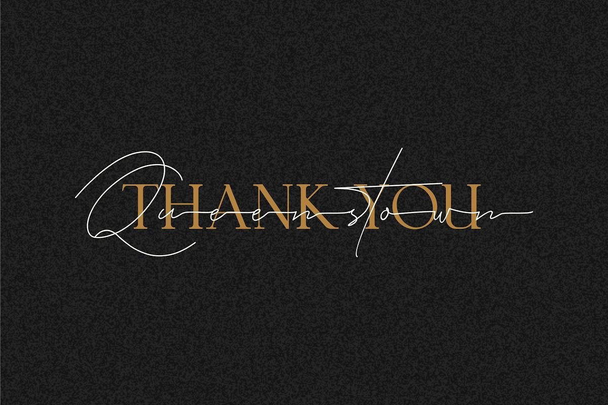 Queenstown Signature Font