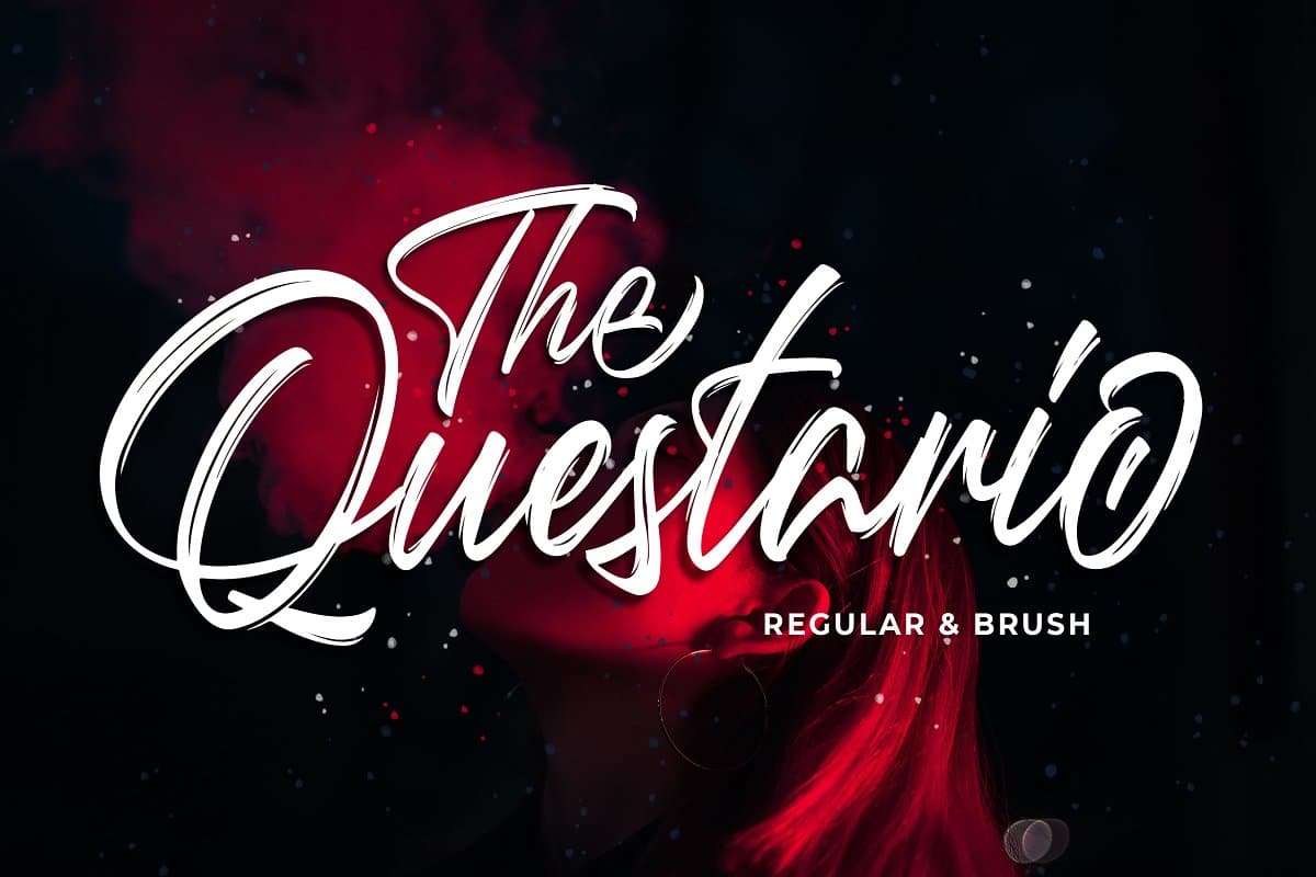 Questario Brush Style Font
