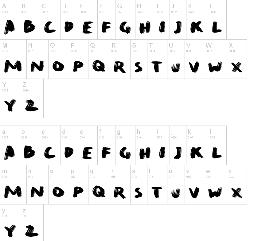 Quirk Brush Big Font