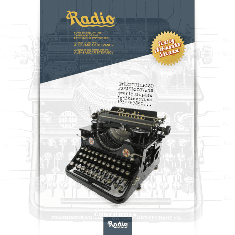 Radio Typeface Font