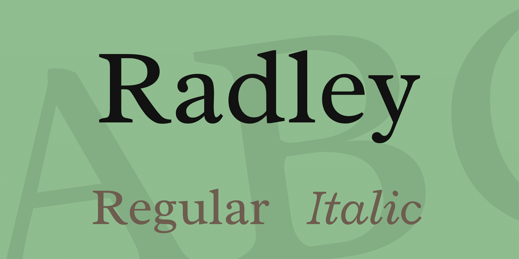 Radley Font