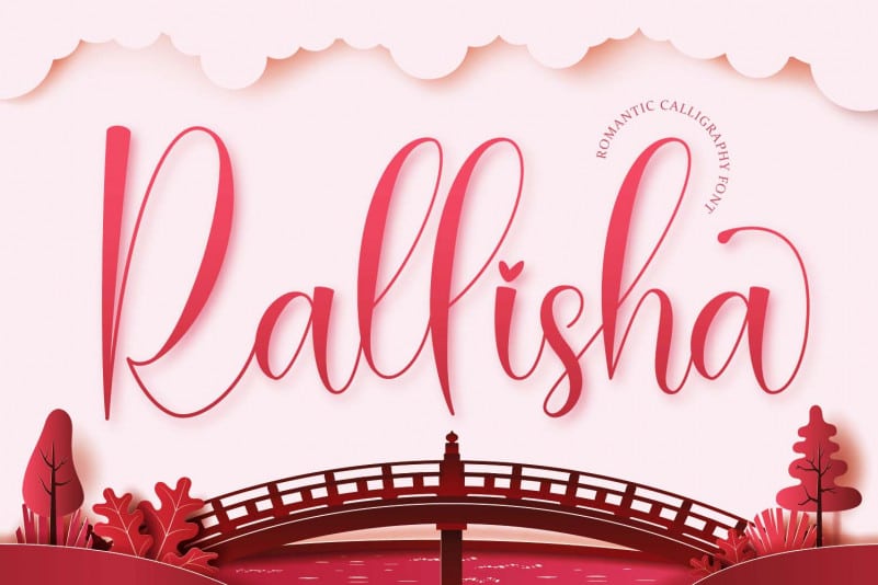 Rallisha – Modern Calligraphy Font