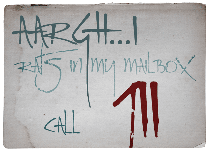 Rat Infested Mailbox Font