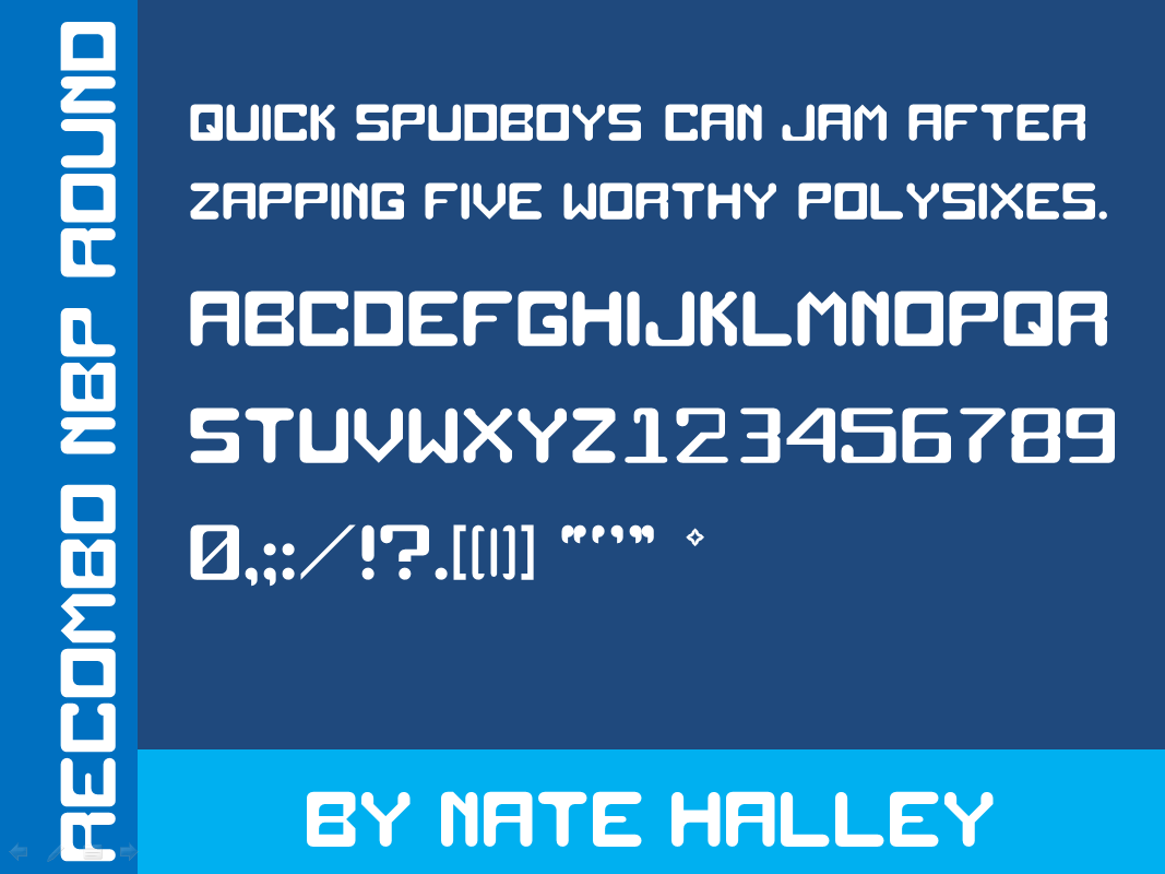 Recombo NBP Round Font