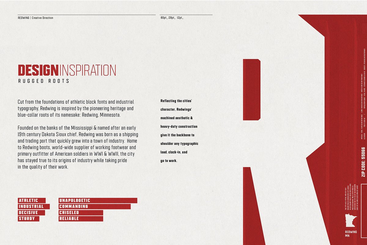 Redwing Display Font