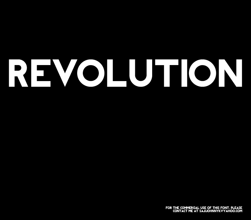 Revolution Font
